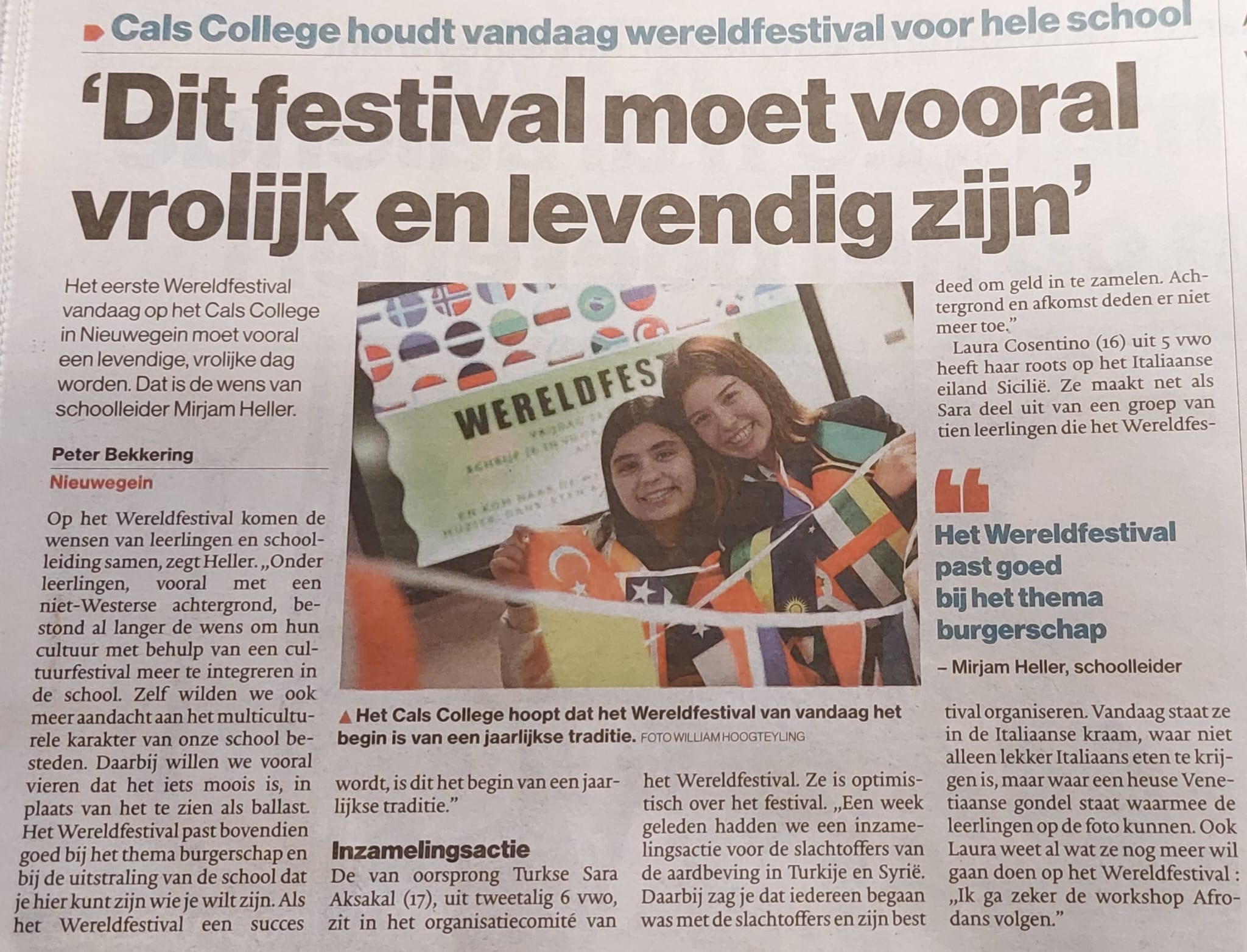 Wereldfestival Cals Nieuwegein